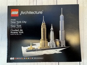 LEGO Architecture New York City  21028 - Instruction Manual Book Only