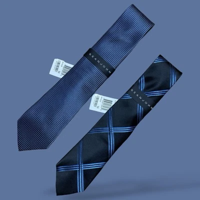 Corbatas de cuello Sean John para hombre vacaciones insólidas y a cuadros nuevas stock antiguo lanzamiento Macy’s Foto 1 de 3