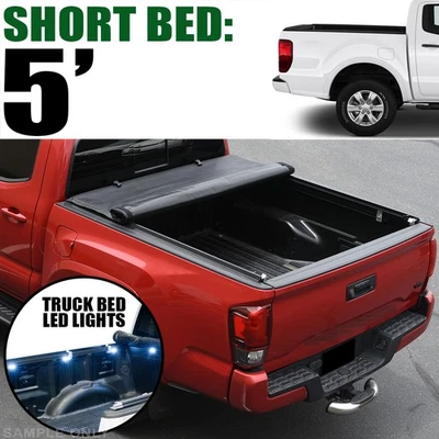 TLAPS For 2019-2023 Ford Ranger 5' Bed Low Profile Roll Up Tonneau Cover v2+LED - Image 1 of 4