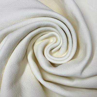 White Deerskin Leather Hide - Soft A/B Grade - 3-4 oz Craft Leather - Image 1 of 4