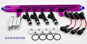 fit Nissan 180sx 240sx s13 SR20 SR20DET 650cc bosch ev14 Turbo Fuel Injectors - Picture 1 of 4