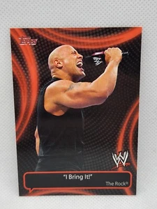 2011 Topps WWE Catch Phrases The Rock "I Bring It!" #CP-3 NM Card Insert - Picture 1 of 4