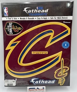 Cleveland Cavaliers NBA Fathead Teammates Peel & Stick Vinyl Decals/11"x10" - Picture 1 of 4