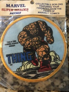 Thing Patch (Fantastic Four) 1985 Cloth Sew-Ons Marvel - Picture 1 of 4