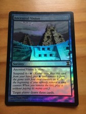 Mtg ancestral vision time spiral foil sp