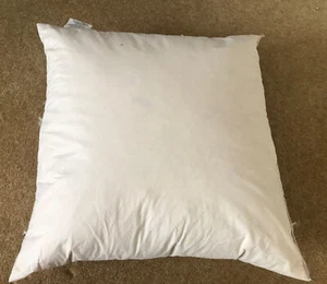 20 x 20 Inch Natural Feather Cushion Pad Filler Inserts 51 x 51cm Cotton Home - Picture 1 of 7