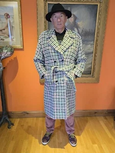 MSGM Cappotto Long Coat, White, Black, Pink & Green Pin Stripe 44 RRP £965 BNWT  - Picture 1 of 2