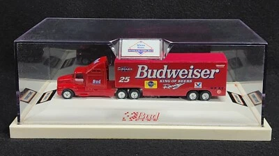 Matchbox White Rose Collectibles Budweiser King of Beers Racing Team Transport - Image 1 of 4