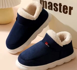 Winter Men Slippers Short Plush Men Cotton Boots 44-45Size (no Box) - Picture 1 of 2