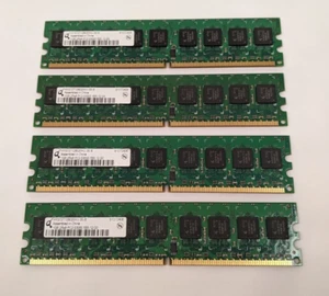 Infineon 4GB (4x1GB) PC2-5300 DDR2 ECC Reg Speichermodul für Workstation - Bild 1 von 2