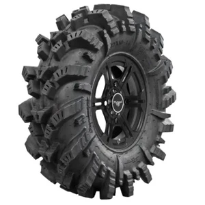 SuperATV 28x10-14 Intimidator Mounted on Black Bandit H Wheel 4/156 for Polaris - Bild 1 von 5