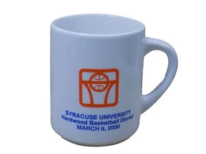 2000 SYRACUSE UNIVERSITY Hardwood Basketball Dinner Coffee Cup 1999-2000 Roster - Picture 1 of 6