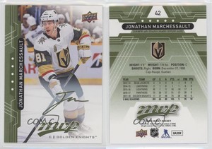 2018-19 Upper Deck MVP Green Script Jonathan Marchessault #42
