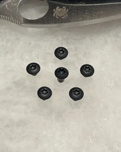 Tornillos de acero inoxidable negro mate para Spyderco Sage 1 Sage 2 Sage 5 FRN mango pivote - Imagen 1 de 6