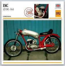 EMC 125 EMC-Puch 1952 Great Britain Edito Service Atlas Motorcycle Card