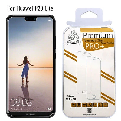 Tempered Glass Genuine Gorilla Tempered Screen Protector Shield Huawei P20 Lite - Image 1 of 4