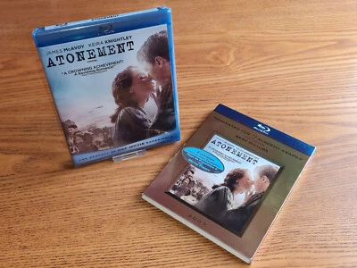 ATONEMENT new Blu-ray US/CA region a free abc(rare OOP Academy Awards slipcover) - Image 1 of 4