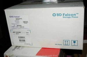 100 BD Falcon 96-Well Storage Plates V-Bottom 340 ul 353263 - NOS - Picture 1 of 1