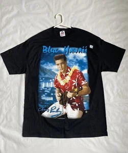 Vintage Official Elvis Presley Blue Hawaii Signature Product T-Shirt 1998 SizeXL - Bild 1 von 10