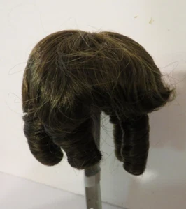 Peluca Muñeca Darling RIZOS/RINGLETS SALCHICHA MARRÓN Estilo 725 Talla 6 Tallinas NIP#246 - Imagen 1 de 2