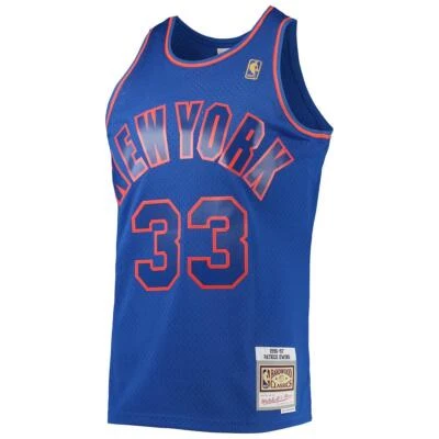 Patrick Ewing 1996/97 Hardwood Classics Swingman Jersey - Blue - Image 1 of 3