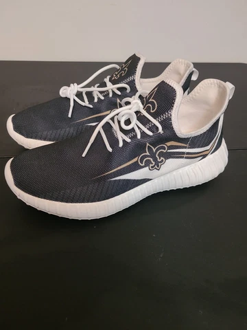NFL New Orleans Saints Fans Sports Shoes Sneakers size 42 (US Mens size 9) Cover
