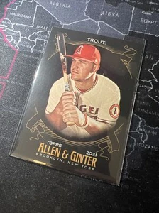 2021 Topps Allen & Ginter X Baseball #32 Mike Trout Angels - Picture 1 of 4