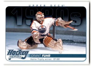 2013-14 Upper Deck Hockey Heroes Grant Fuhr #HH43 Edmonton Oilers