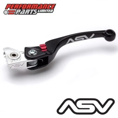 Palanca de embrague larga irrompible negra ASV F4 para KTM 250 SX 2008 Foto 1 de 4