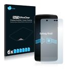 6x Screen Protector for Alcatel One Touch Idol 4 Protective Film Protection
