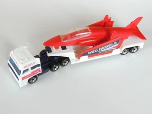 Matchbox DAF 3300 Space Cab LKW Red Rebels Flugzeug - sehr gut - siehe Bilder - Bild 1 von 14