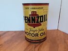 Antique Metal Pennzoil 5 quart Motor Oil Can 1940s?