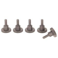 PrecisionGeek Grey Aluminium M3 x 8mm DIN 464 Thumb Shoulder Screws (Set of 5)