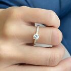 Engagement Ring 0.68 Carat Diamond Lab Created IGI GIA Certified 14k Yellow Gold