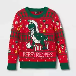 MAGLIONE NATALIZIO DISNEY TOY STORY DINOSAUR BAMBINO TAGLIA 12 M - 5T - Foto 1 di 1