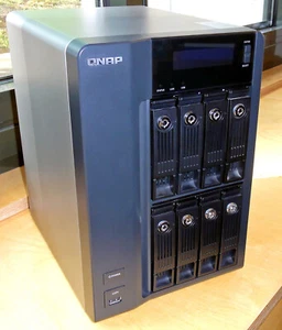 QNAP TS-809 Pro 8-Bay NAS with 16TB 2xGbE 4GB RAM New Firmware - 52100-000915-RS - Photo 1/23