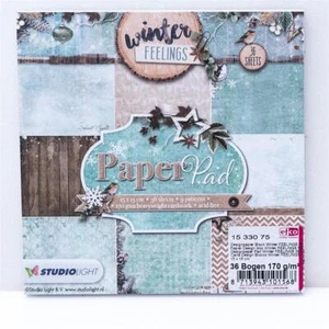 Paper Pad StudioLight 36 Blätte Hintergrund Scrapbooking Basteln Papier 15x15 cm - Bild 1 von 1