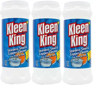 Stainless Steel Cookware Cleaner and Copper Cleaner (14 Oz, 3 Pack) Helps Remove - Picture 1 of 8