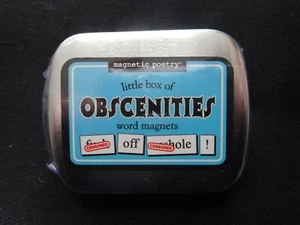 Magnetic Poetry Little Box of OBSCENITIES Word Magnets - Picture 1 of 2