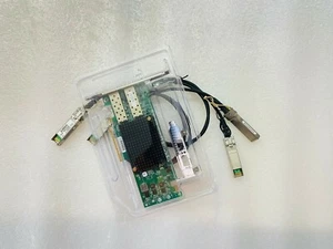 Emulex OCE11102 2-Port 10Gb SFP+ PCI-e Network Adapter P005414 +2*SFP+ SFP Cable - Picture 1 of 4