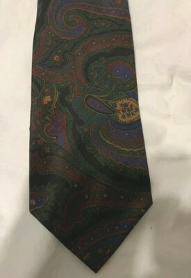  Corbata Ralph Lauren Etiqueta Púrpura Hecha a Mano en Italia Foto 1 de 4