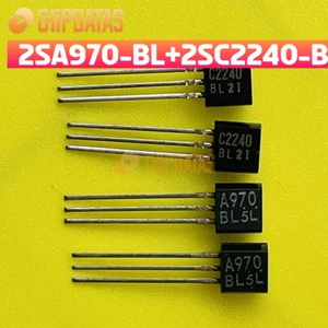 5pairs(10PCS) Brand New 100% TOSHIBA 2SA970-BL + 2SC2240-BL A970-BL + C2240-BL - Picture 1 of 1