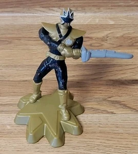 2012 McDonalds Happy Meal Power Rangers Super Samurai Toy Gold & Black Ranger - Picture 1 of 5
