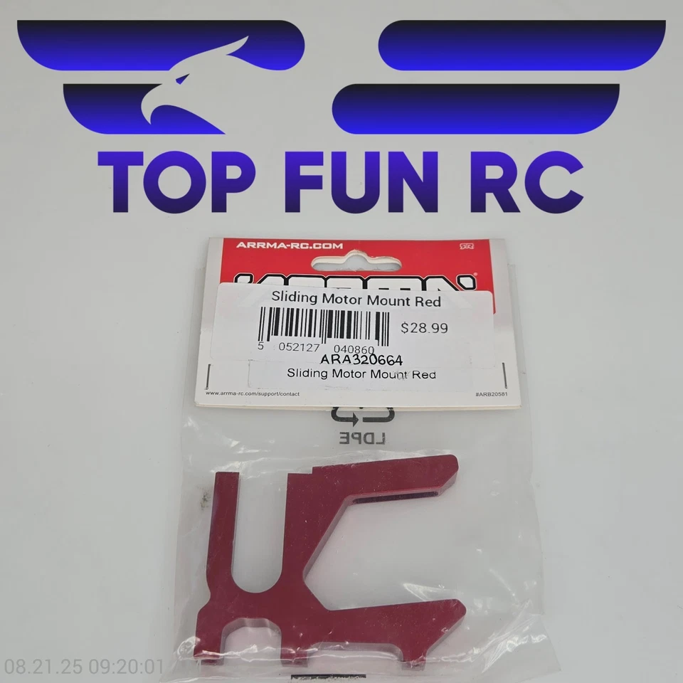 Arrma ARA320664 Sliding Motor Mount Red - Image 1 of 1