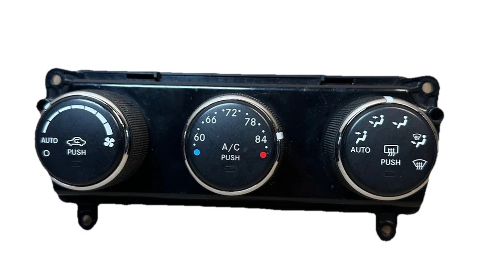 2011-2013 JEEP WRANGLER HEATER A/C CLIMATE TEMPERATURE CONTROL P55111170AE 2012 - Image 1 of 4
