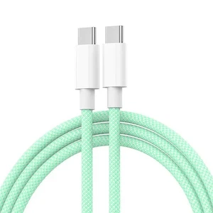 60W USB C to C PD Fast Charging Cable for iPhone 15 Samsung Huawei - Picture 1 of 19