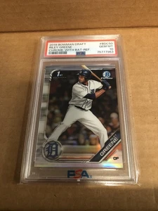 2019 Bowman Draft Chrome Refractor Riley Greene #BDC50 Tigers PSA 10 - Bild 1 von 2