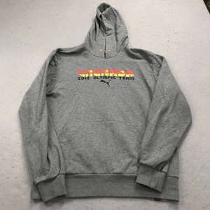 Grenada Olympic Hoodie Mens Large Gray Puma Sweatshirt London 2012 TEAM ISSUE - Picture 1 of 9