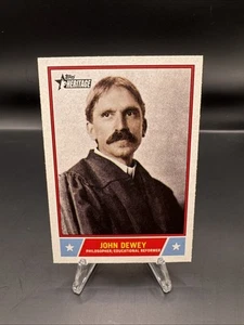 2025 Topps Heritage John Dewey #NS-94 Notable Americans - Picture 1 of 2