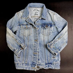 Girls Jean Denim Jacket Size 5 Art Class Target - Picture 1 of 5